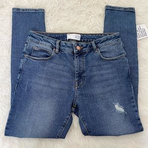 NWT ASOS Design Distressed Skinny Jeans Size 32x30